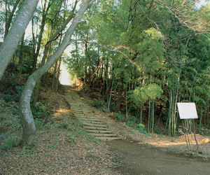 佐津間の城跡