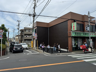 歩行者待機場所（写真）